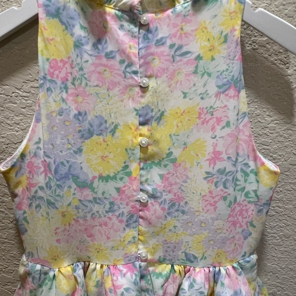 Janie and Jack pastel floral dress size 12 - Picture 5 of 5